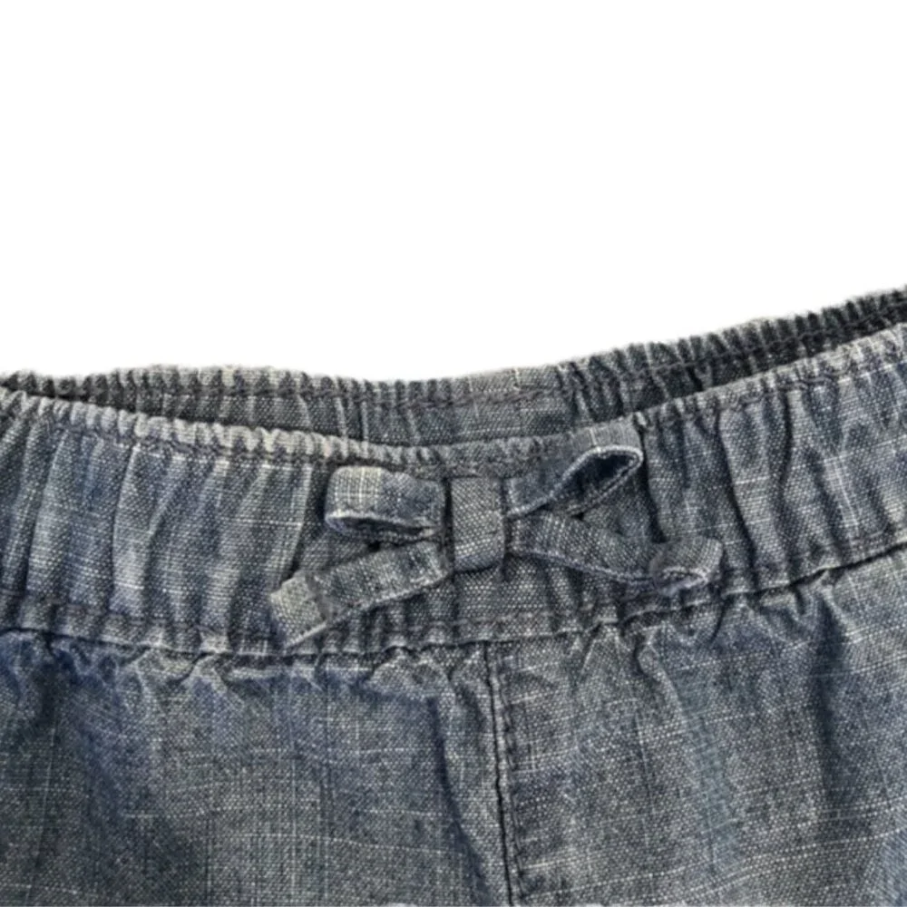 Old Navy 6-12m Chambray Ruffle Shorts